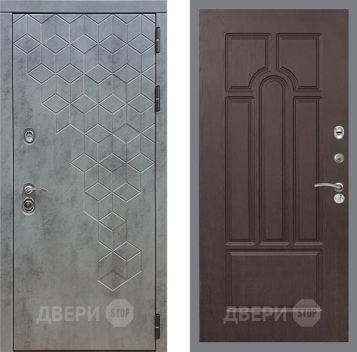 Дверь Стоп БЕТОН ФЛ-58 Венге в Апрелевке