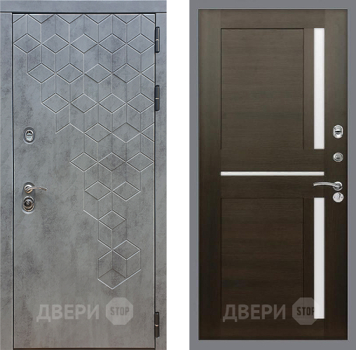 Входная металлическая Дверь Стоп БЕТОН СБ-18 Венге в Апрелевке