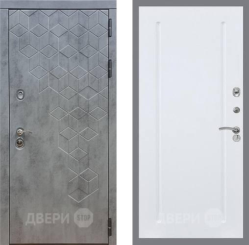 Входная металлическая Дверь Стоп БЕТОН ФЛ-68 Силк Сноу в Апрелевке