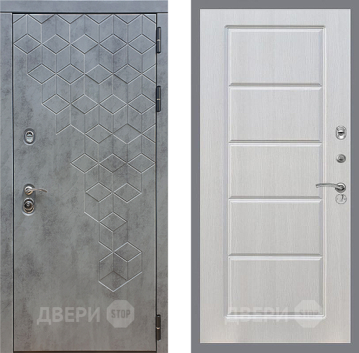 Входная металлическая Дверь Стоп БЕТОН ФЛ-39 Лиственница беж в Апрелевке