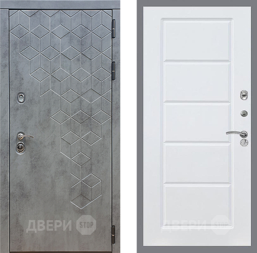 Входная металлическая Дверь Стоп БЕТОН ФЛ-39 Силк Сноу в Апрелевке
