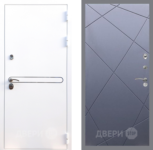 Входная металлическая Дверь Стоп Лайн Вайт ФЛ-291 Силк титан в Апрелевке