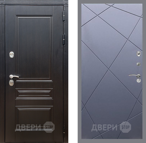 Входная металлическая Дверь Стоп МЕГАПОЛИС ФЛ-291 Силк титан в Апрелевке