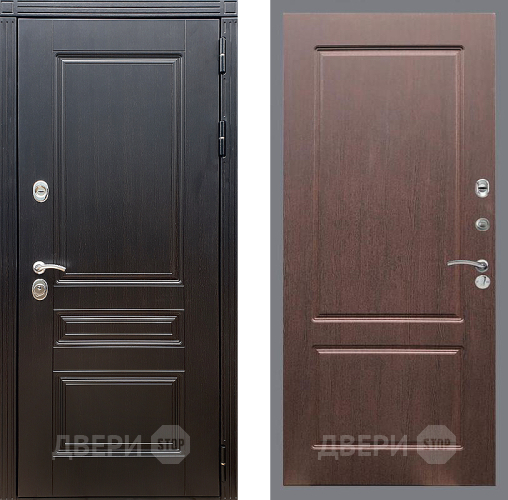Входная металлическая Дверь Стоп МЕГАПОЛИС ФЛ-117 Орех премиум в Апрелевке