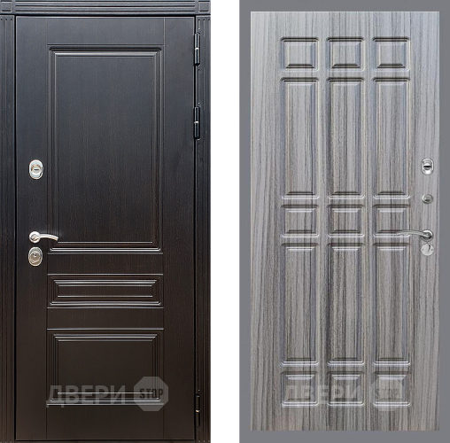 Входная металлическая Дверь Стоп МЕГАПОЛИС ФЛ-33 Сандал грей в Апрелевке