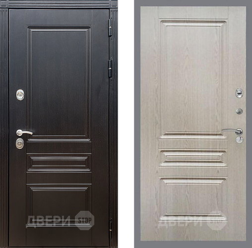 Входная металлическая Дверь Стоп МЕГАПОЛИС ФЛ-243 Беленый дуб в Апрелевке