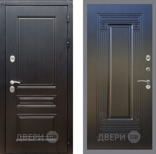 Входная металлическая Дверь Стоп МЕГАПОЛИС ФЛ-4 Венге в Апрелевке