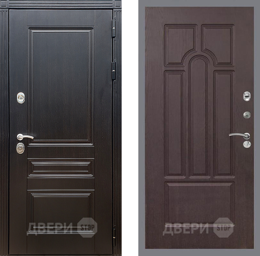 Входная металлическая Дверь Стоп МЕГАПОЛИС ФЛ-58 Венге в Апрелевке