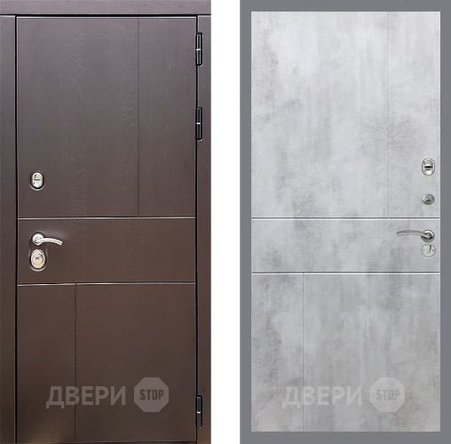 Входная металлическая Дверь Стоп УРБАН ФЛ-290 Бетон светлый в Апрелевке