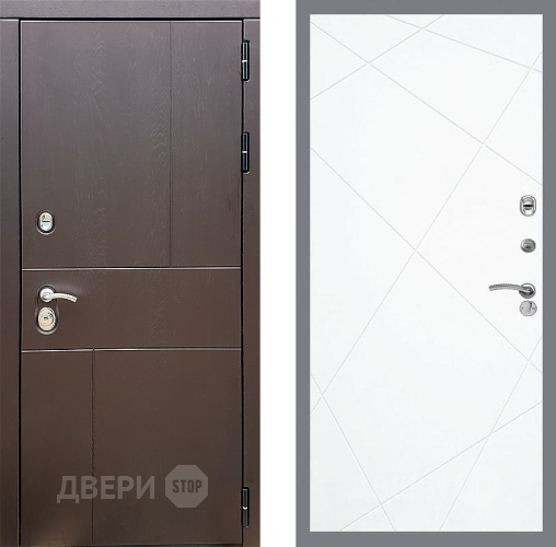 Входная металлическая Дверь Стоп УРБАН ФЛ-291 Силк Сноу в Апрелевке