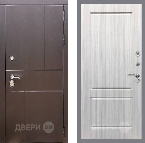 Входная металлическая Дверь Стоп УРБАН ФЛ-117 Сандал белый в Апрелевке