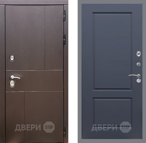 Входная металлическая Дверь Стоп УРБАН ФЛ-117 Силк титан в Апрелевке