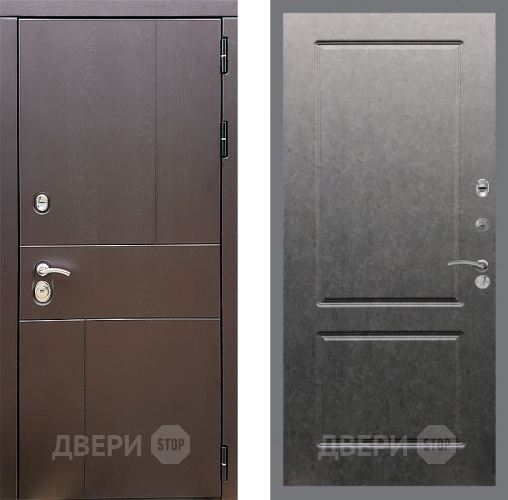 Входная металлическая Дверь Стоп УРБАН ФЛ-117 Штукатурка графит в Апрелевке