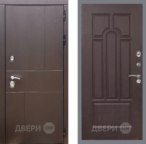 Входная металлическая Дверь Стоп УРБАН ФЛ-58 Венге в Апрелевке