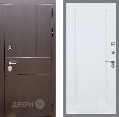Входная металлическая Дверь Стоп УРБАН ФЛ-68 Силк Сноу в Апрелевке