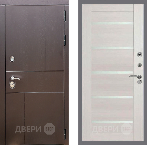Входная металлическая Дверь Стоп УРБАН СБ-14 Лиственница беж в Апрелевке