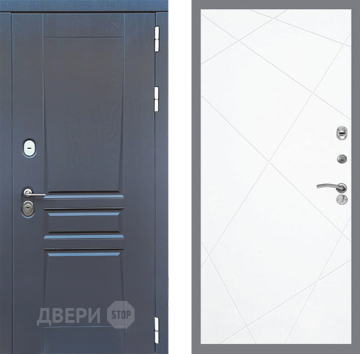 Входная металлическая Дверь Стоп ПЛАТИНУМ ФЛ-291 Силк Сноу в Апрелевке
