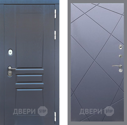 Входная металлическая Дверь Стоп ПЛАТИНУМ ФЛ-291 Силк титан в Апрелевке