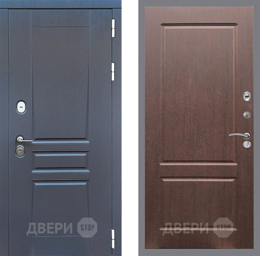 Дверь Стоп ПЛАТИНУМ ФЛ-117 Орех премиум в Апрелевке