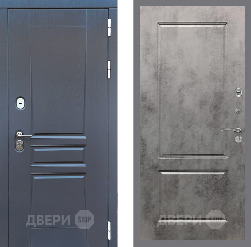 Дверь Стоп ПЛАТИНУМ ФЛ-117 Бетон темный в Апрелевке