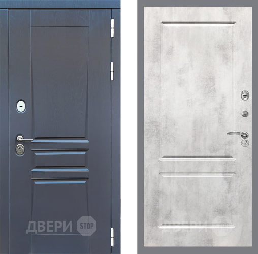 Входная металлическая Дверь Стоп ПЛАТИНУМ ФЛ-117 Бетон светлый в Апрелевке