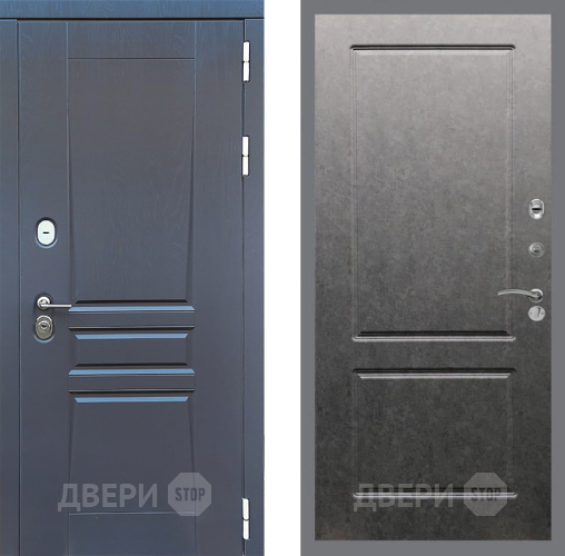 Дверь Стоп ПЛАТИНУМ ФЛ-117 Штукатурка графит в Апрелевке