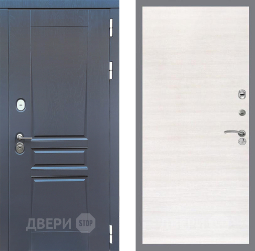 Входная металлическая Дверь Стоп ПЛАТИНУМ Гладкая Акация светлая в Апрелевке