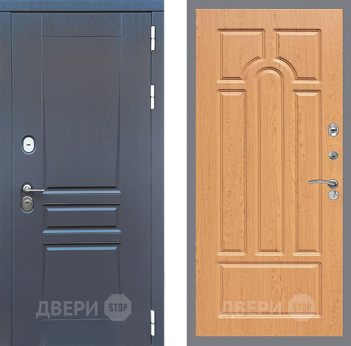 Входная металлическая Дверь Стоп ПЛАТИНУМ ФЛ-58 Дуб в Апрелевке