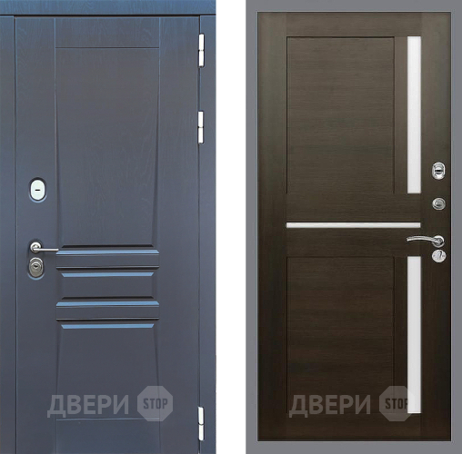 Входная металлическая Дверь Стоп ПЛАТИНУМ СБ-18 Венге в Апрелевке