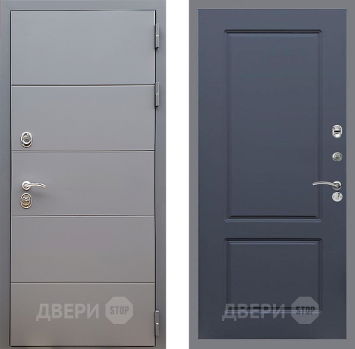 Входная металлическая Дверь Стоп АРТ ГРАФИТ ФЛ-117 Силк титан в Апрелевке