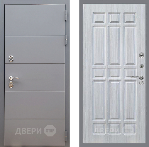Входная металлическая Дверь Стоп АРТ ГРАФИТ ФЛ-33 Сандал белый в Апрелевке