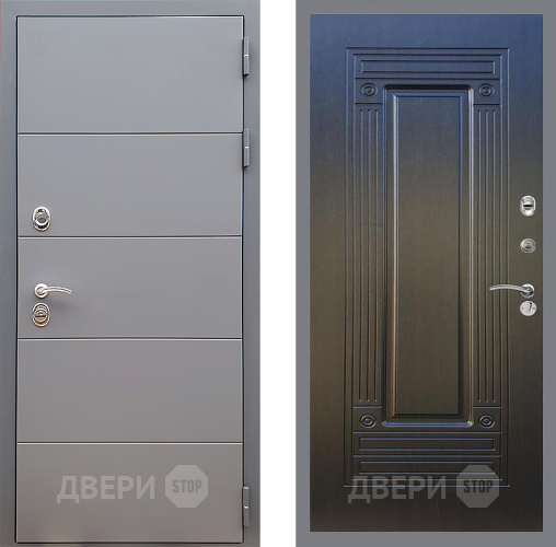 Входная металлическая Дверь Стоп АРТ ГРАФИТ ФЛ-4 Венге в Апрелевке