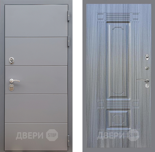 Входная металлическая Дверь Стоп АРТ ГРАФИТ ФЛ-2 Сандал грей в Апрелевке