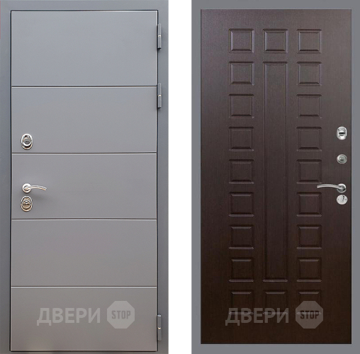 Входная металлическая Дверь Стоп АРТ ГРАФИТ ФЛ-183 Венге в Апрелевке