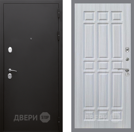 Входная металлическая Дверь Стоп КЛАССИК Шагрень ФЛ-33 Сандал белый в Апрелевке