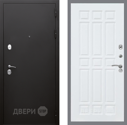 Входная металлическая Дверь Стоп КЛАССИК Шагрень ФЛ-33 Силк Сноу в Апрелевке