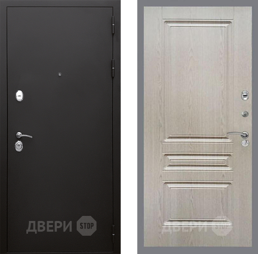 Входная металлическая Дверь Стоп КЛАССИК Шагрень ФЛ-243 Беленый дуб в Апрелевке