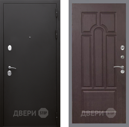 Входная металлическая Дверь Стоп КЛАССИК Шагрень ФЛ-58 Венге в Апрелевке