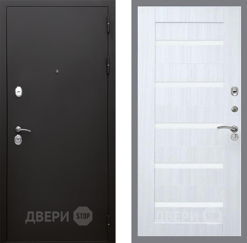 Входная металлическая Дверь Стоп КЛАССИК Шагрень СБ-14 Сандал белый в Апрелевке