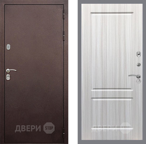 Входная металлическая Дверь Стоп КЛАССИК Медь ФЛ-117 Сандал белый в Апрелевке