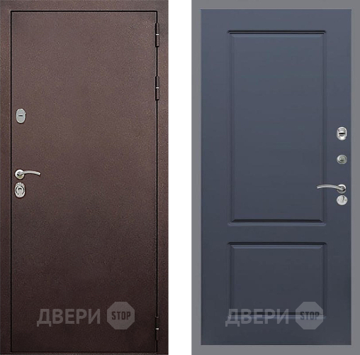 Входная металлическая Дверь Стоп КЛАССИК Медь ФЛ-117 Силк титан в Апрелевке