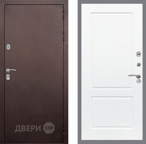 Дверь Стоп КЛАССИК Медь ФЛ-117 Силк Сноу в Апрелевке