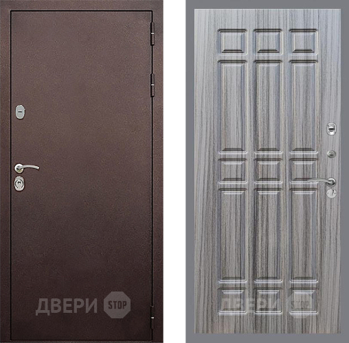 Входная металлическая Дверь Стоп КЛАССИК Медь ФЛ-33 Сандал грей в Апрелевке