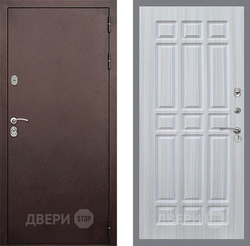 Входная металлическая Дверь Стоп КЛАССИК Медь ФЛ-33 Сандал белый в Апрелевке