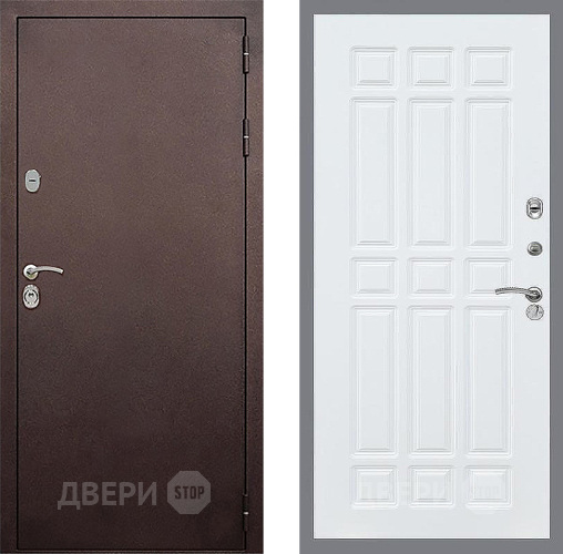 Входная металлическая Дверь Стоп КЛАССИК Медь ФЛ-33 Силк Сноу в Апрелевке