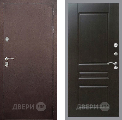Входная металлическая Дверь Стоп КЛАССИК Медь ФЛ-243 Венге в Апрелевке