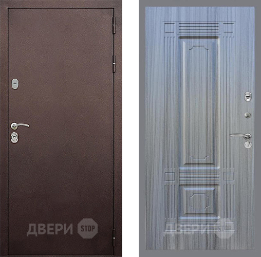 Входная металлическая Дверь Стоп КЛАССИК Медь ФЛ-2 Сандал грей в Апрелевке
