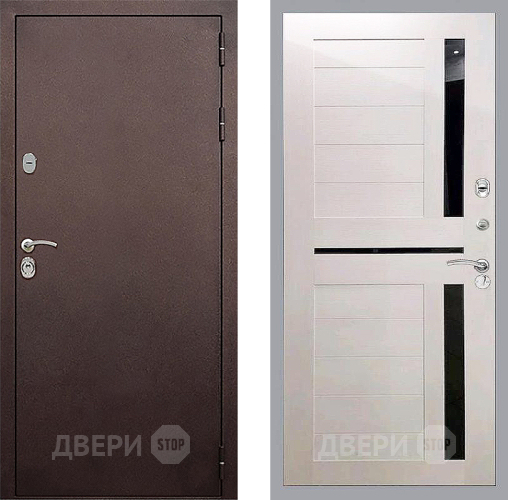 Входная металлическая Дверь Стоп КЛАССИК Медь СБ-18 Лиственница беж в Апрелевке