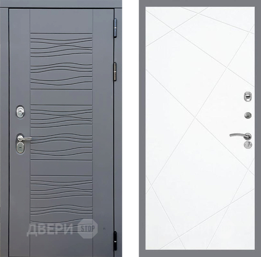 Входная металлическая Дверь Стоп СКАНДИ ФЛ-291 Силк Сноу в Апрелевке