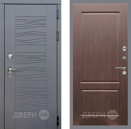 Дверь Стоп СКАНДИ ФЛ-117 Орех премиум в Апрелевке
